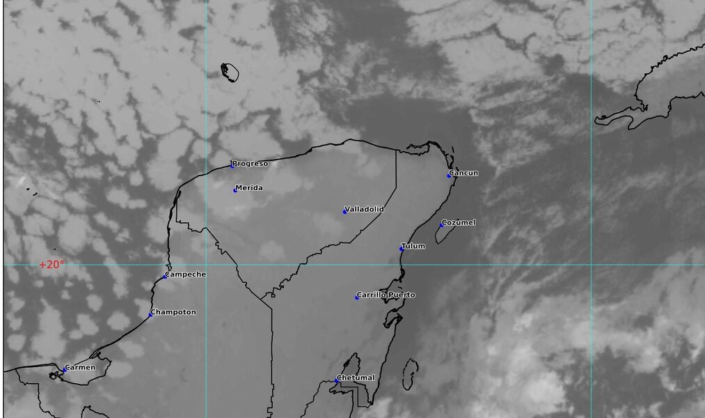 Preven lluvias aisladas en Quintana Roo y Yucatán